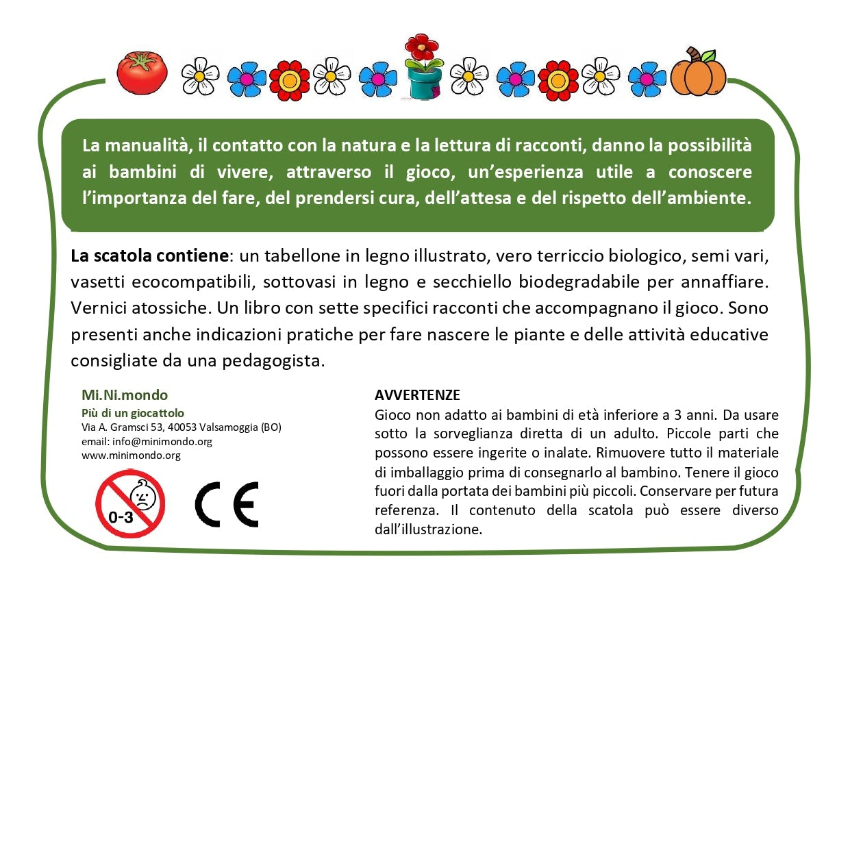 Chi semina…raccoglie - Mi.Ni.Mondo
