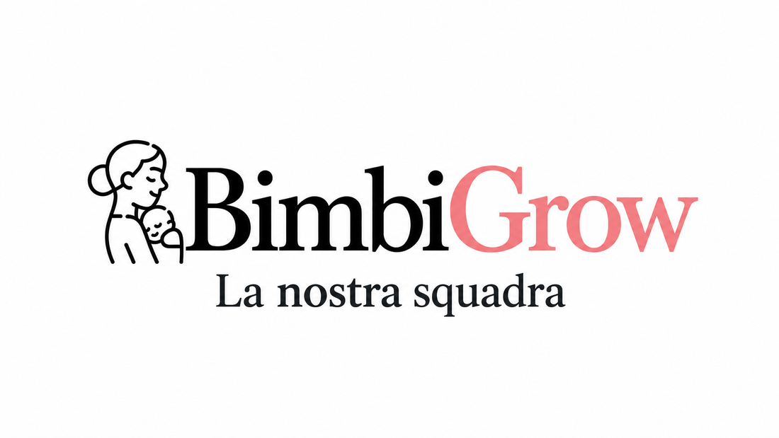 Logo BimbiGrow con la scritta «La nostra squadra»