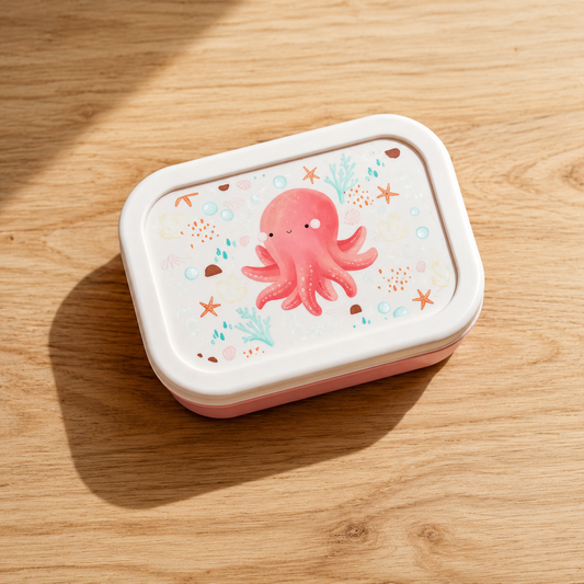 Porta merenda in silicone Polpo Slurpy – Sassi Junior