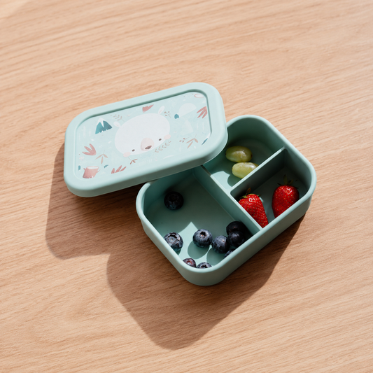 Porta merenda in silicone Orsetto Munchy – Sassi Junior