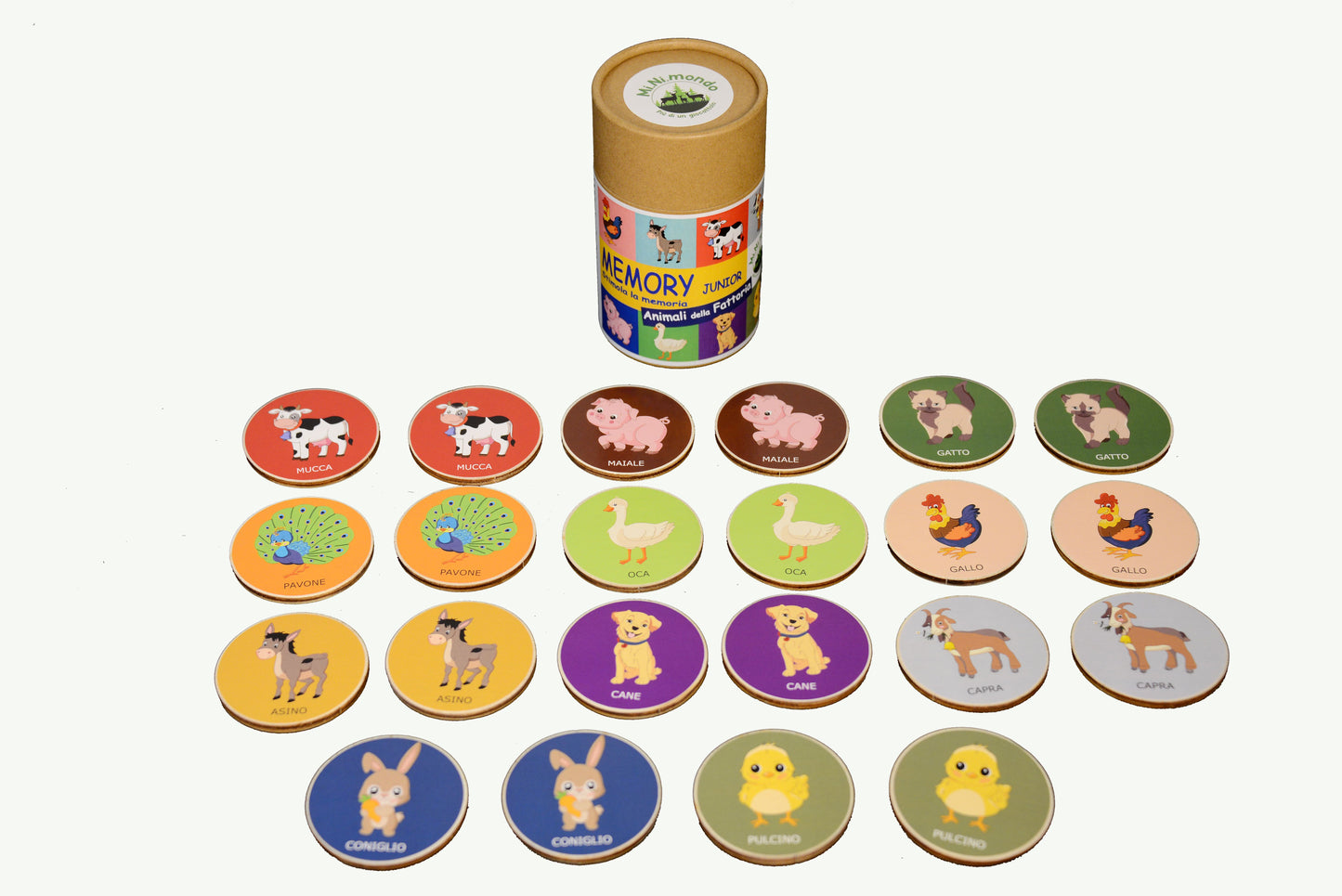 Memory Junior – Animali della Fattoria - Mi.Ni.Mondo