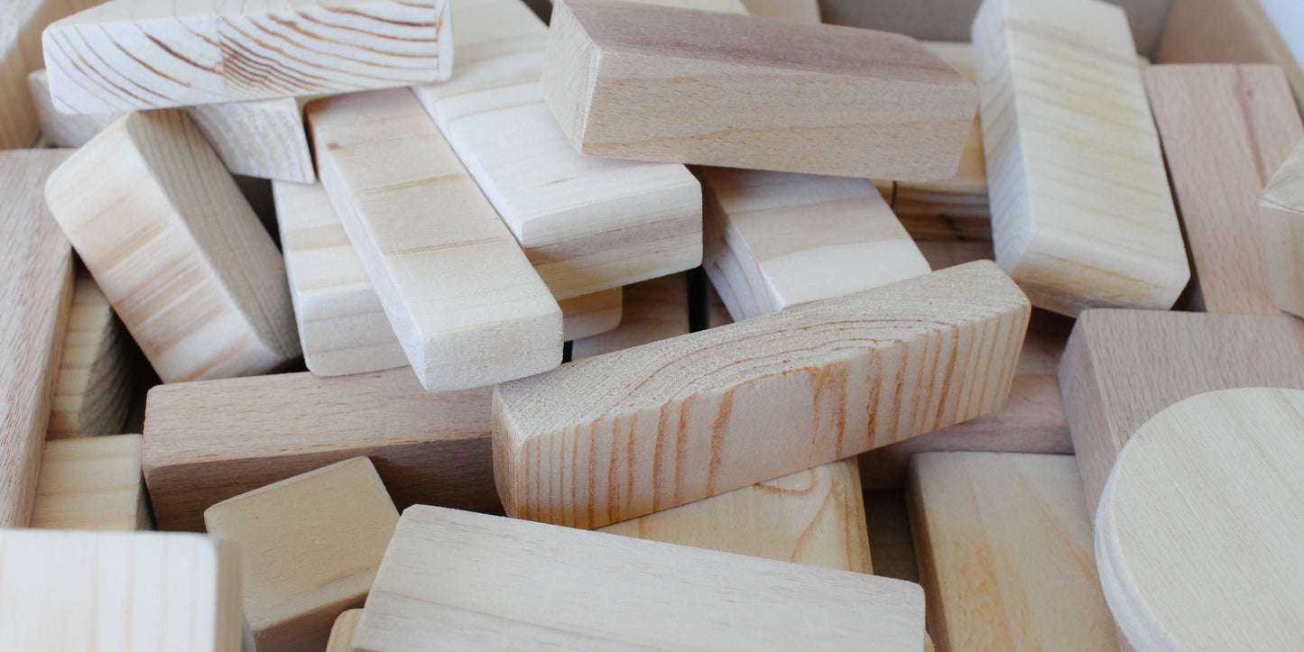 Blocchi in legno destrutturati - Mi.Ni.Mondo