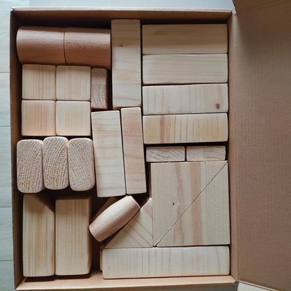 Blocchi in legno destrutturati - Mi.Ni.Mondo