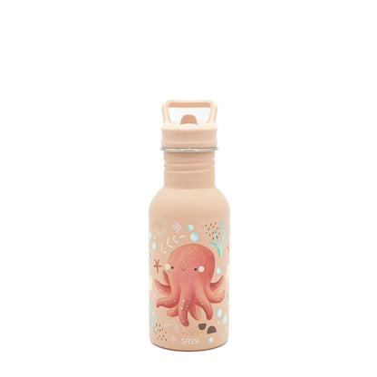Borraccia in acciaio inox Polpo Slurpy 500 ml – Sassi Junior
