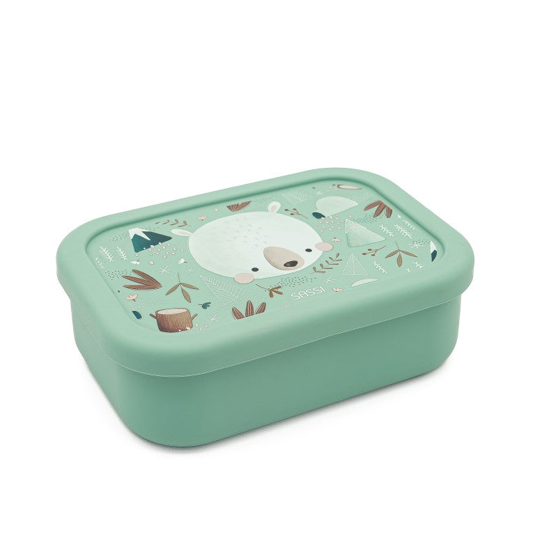 Porta merenda in silicone Orsetto Munchy – Sassi Junior