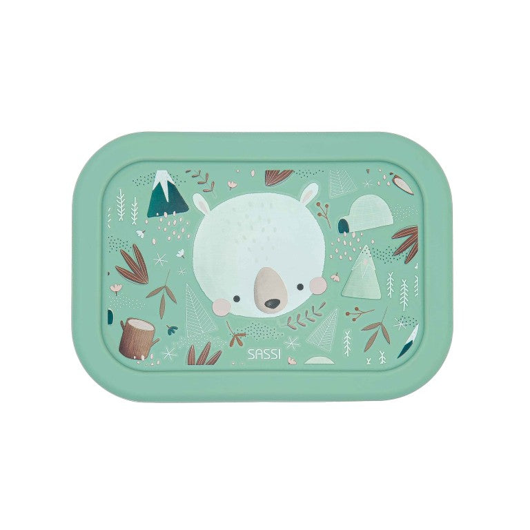Porta merenda in silicone Orsetto Munchy – Sassi Junior