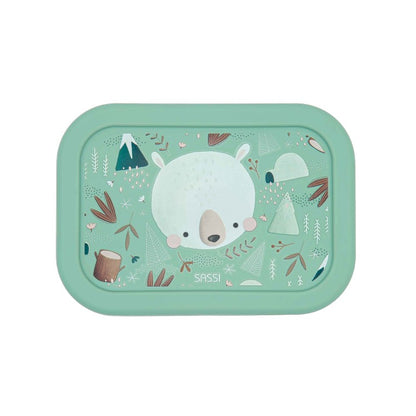 Porta merenda in silicone Orsetto Munchy – Sassi Junior