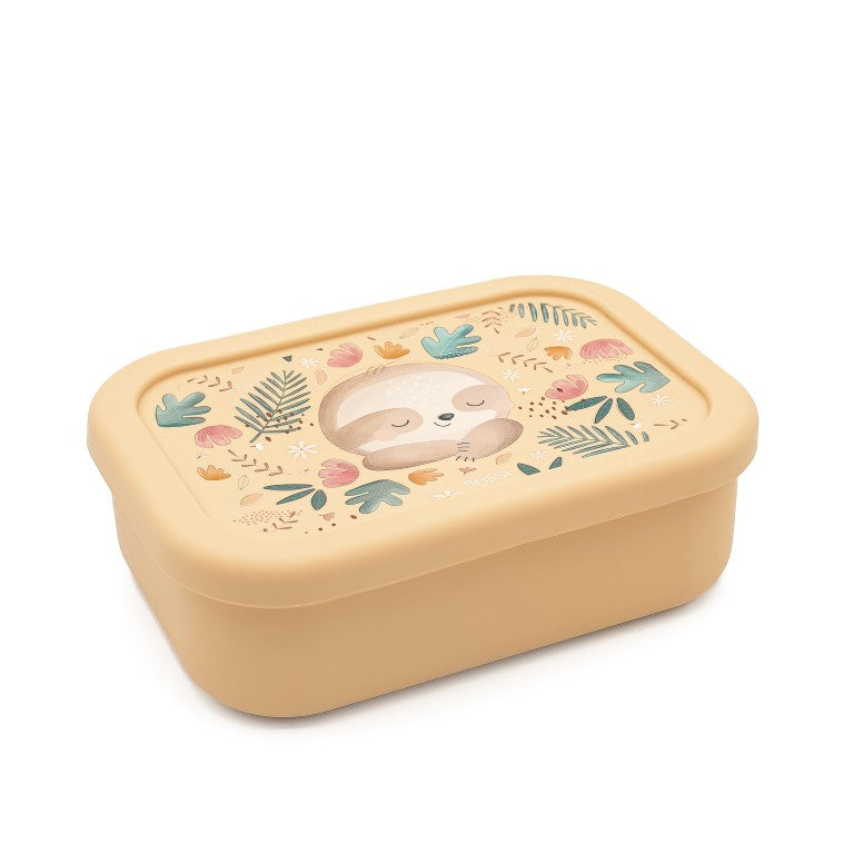 Porta merenda in silicone Bradipo Gnawy – Sassi Junior