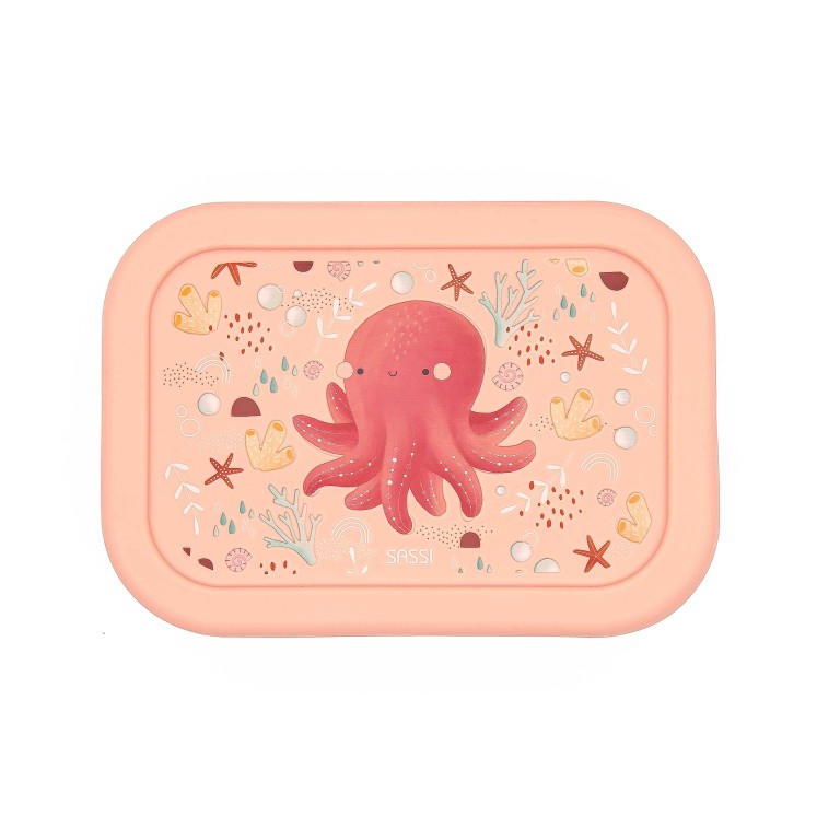 Porta merenda in silicone Polpo Slurpy – Sassi Junior