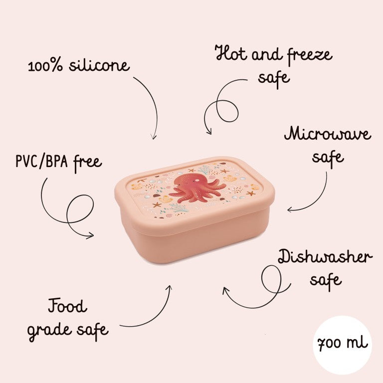 Porta merenda in silicone Polpo Slurpy – Sassi Junior