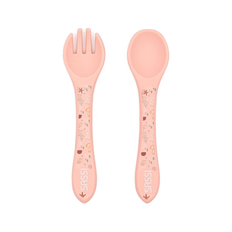 Set posate in silicone Polpo Slurpy – Sassi Junior
